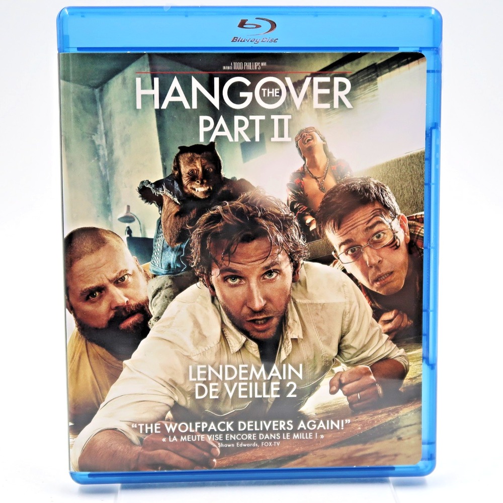 The Hangover Part II Blu-ray 2011 Movie Warner Bros Bradley Cooper Galifianakis